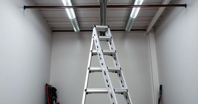 Escada de Alum&iacute;nio 7 Degraus Extensiva: Praticidade e Seguran&ccedil;a