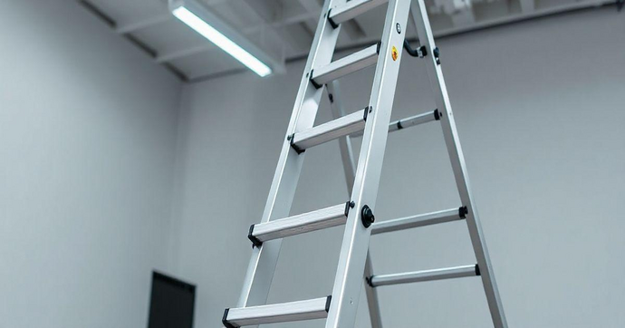 Escada de Alum&iacute;nio 8 Degraus Extensiva: Praticidade e Seguran&ccedil;a