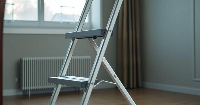 Escada 2 Degraus Alum&iacute;nio Dobr&aacute;vel: Pre&ccedil;o Acess&iacute;vel