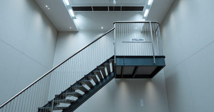 Escada Com Cabo De A&ccedil;o: Seguran&ccedil;a e Praticidade para Seu Projeto