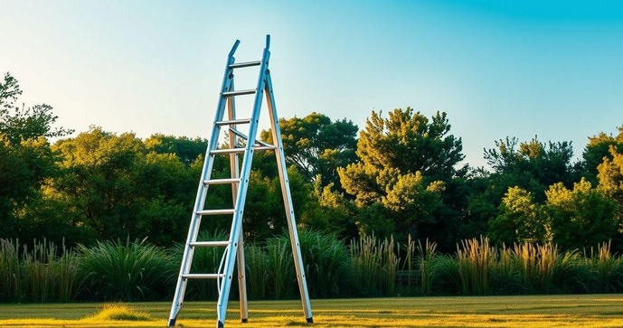 Escada de alum&iacute;nio dobr&aacute;vel 8 metros: a solu&ccedil;&atilde;o ideal para suas necessidades de acesso