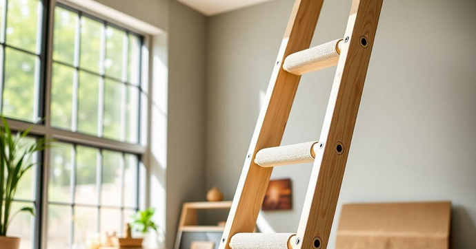 Escada de Fibra 6 Degraus: Praticidade e Seguran&ccedil;a