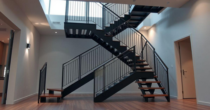 Descubra as Vantagens das Escadas de A&ccedil;o para Resid&ecirc;ncia e Como Escolher a Ideal