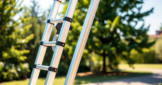 Escada de Alum&iacute;nio Articulada de 20 Degraus: Versatilidade e Seguran&ccedil;a em Seu Uso