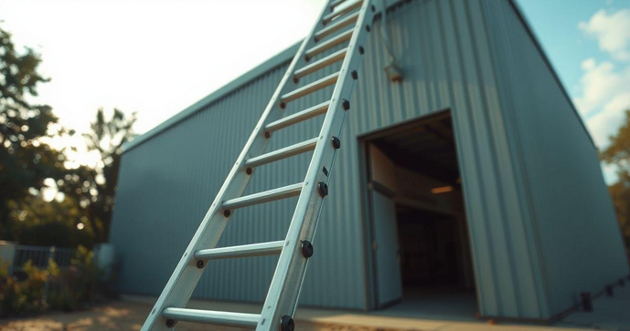 Escada de Alum&iacute;nio Extensiva de 9 Metros: Vantagens, Tipos e Cuidados