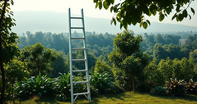 Escada de fibra 9 metros: descubra suas vantagens e aplica&ccedil;&otilde;es