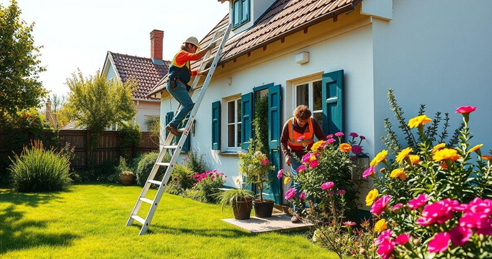 Escada de fibra de vidro 6 metros para seguran&ccedil;a e praticidade