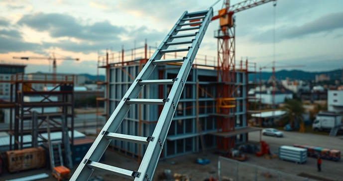 Escada de Alum&iacute;nio Grande 8 Metros: A Solu&ccedil;&atilde;o Ideal para Seus Projetos de Acesso Seguro