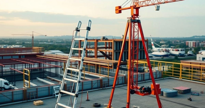 Escada de Fibra 6m &eacute; a Melhor Escolha para Sua Obra