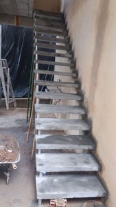 escada reta pré moldada